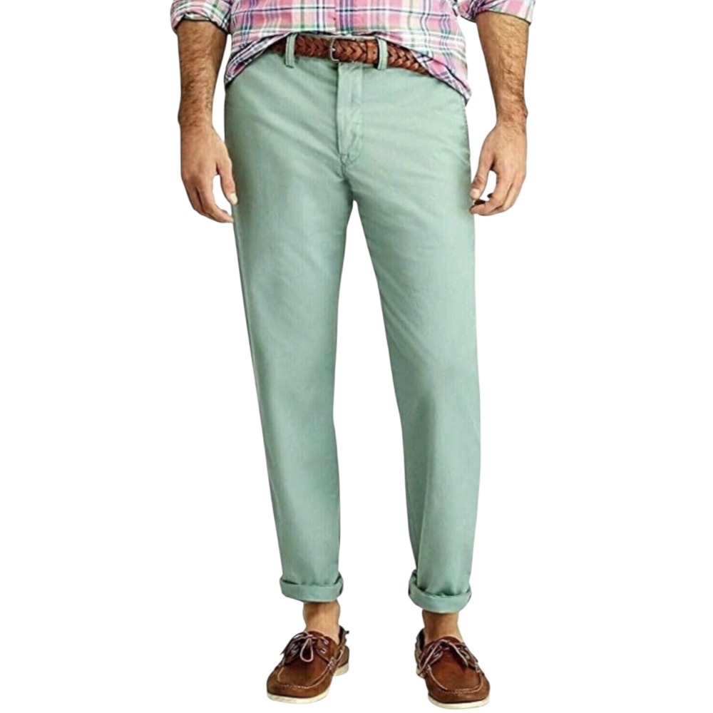 Lauren Ralph Lauren Black Label Straight Fit Dress Pants Mint Green 42x30